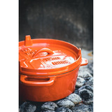 The Windmill Dutch Oven 3,8 liter Geëmailleerd kookpan Oranje