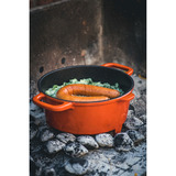 The Windmill Dutch Oven 3,8 liter Geëmailleerd kookpan Oranje