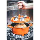The Windmill Dutch Oven 3,8 liter Geëmailleerd kookpan Oranje