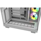 Thermaltake View 380 XL WS ARGB midi tower behuizing Wit/houtkleur | 2x USB-A | 1x USB-C | RGB | Tempered Glass