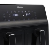 Tristar FR-9040 Airfryer met dubbele mand heteluchtfriteuse Zwart, 8 liter