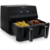 Tristar FR-9040 Airfryer met dubbele mand heteluchtfriteuse Zwart, 8 liter