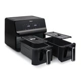 Tristar FR-9040 Airfryer met dubbele mand heteluchtfriteuse Zwart, 8 liter