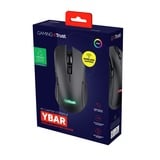 Trust GXT 923 Ybar Draadloze Gaming Muis Zwart, RGB, 7200 dpi