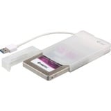 i-tec MySafe USB 3.0 Easy externe behuizing Wit/transparant