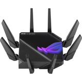 ASUS ROG Rapture GT-AXE16000 router Zwart