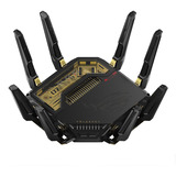 ASUS ROG Rapture GT-BE98 20th Anniversary Edition router Zwart
