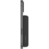 Belkin BoostCharge Magnetische draadloze 5000mAh-powerbank + standaard Zwart, 5.000 mAh