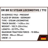 COBI DR BR 52 Steam Locomotive & Railway Semaphore Constructiespeelgoed COBI-6287, Schaal 1:35