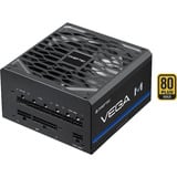 Chieftec VEGA M PPG-850-C, 850 Watt voeding  Zwart, 1x 12 Pin High Power GPU, 4x PCIe