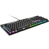 Corsair K70 MAX RGB, gaming toetsenbord Zwart, US lay-out, Corsair MGX, RGB leds, PBT double-shot