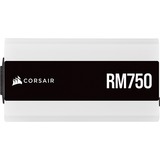 Corsair RM750 White (2021) voeding  Wit, 4x PCIe, Full kabel-management 