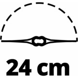 EINHELL Accu grastrimmer GE-CT 18 Li  Rood/zwart, Accu niet inbegrepen