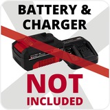 EINHELL Accu grastrimmer GE-CT 18 Li  Rood/zwart, Accu niet inbegrepen
