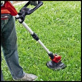 EINHELL Accu grastrimmer GE-CT 18 Li  Rood/zwart, Accu niet inbegrepen