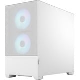 Fractal Design Pop Mini Air RGB White TG Clear Tint midi tower behuizing Wit | 2x USB-A | RGB | Window