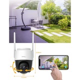 Imou Cruiser 2MP beveiligingscamera Wit, 1080P, IP66 weersbestendig, Persoonsdetectie