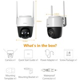 Imou Cruiser 2MP beveiligingscamera Wit, 1080P, IP66 weersbestendig, Persoonsdetectie