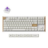 Keychron K8 HE-Q1 RGB mechanisch toetsenbord Wit, US lay-out (QWERTY), Gateron Double-Rail Magnetic Nebula, 80% (TKL)	, RGB leds, OSA Double-shot PBT, hot swap, USB-C | 2.4 GHz | Bluetooth 5.1