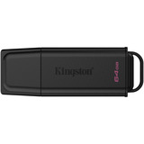 Kingston DataTraveler Exodia 64 GB usb-stick Zwart, USB-A 3.2 Gen 1 (5 Gbit/s)