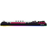 LORGAR KBP70TKLW RGB mechanisch gaming toetsenbord Zwart, US lay-out (QWERTY), LOGAR Toxic Purple, 80% (TKL)	, TKL, RGB, Hot-swappable, PBT Double-shot, Bluetooth / 2.4GHz / USB