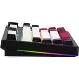 LORGAR KBP70TKLW, gaming toetsenbord Zwart, US lay-out, TKL, RGB, Hot-swappable, PBT Double-shot, Bluetooth / 2.4GHz / USB