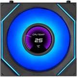 Lian Li UNI FAN SL-INF LCD FLEX 120 Reverse Wireless RGB case fans Zwart, 3 stuks, 120 x 124 x 28 mm, PWM