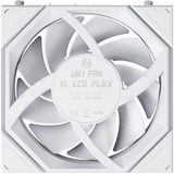 Lian Li UNI FAN TL LCD FLEX 120 Wireless RGB case fans Wit, 3 stuks, 124 x 120 x 28 mm, PWM, 3 stuks