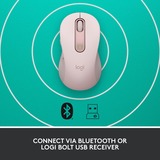 Logitech Signature M650 Medium Draadloze Muis Roze