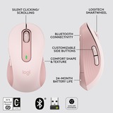 Logitech Signature M650 Medium Draadloze Muis Roze