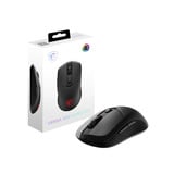 MSI VERSA 300 WIRELESS gaming muis Zwart, 400 - 8.000 DPI, 2,4 GHz / Bluetooth / USB