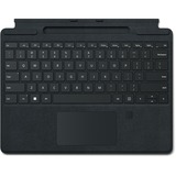 Microsoft Surface Pro Signature Keyboard met vingerafdruklezer, toetsenbord Zwart, Britse lay-out