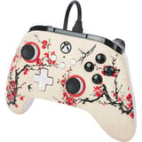 PowerA Advantage controller met kabel voor de Xbox Series X|S - Warrior's Nirvana Magnoliawit, Xbox Series X|S, Xbox One, Pc