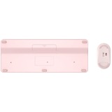 Qware Florence Draadloze Combo, desktopset Roze/wit, EU lay-out (QWERTY), Scissor switches, 1200 DPI, TKL, 2,4 GHz USB | Bluetooth