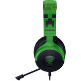 Razer Kraken V4 X - Minecraft Edition over-ear gaming headset Zwart/groen, Pc, PlayStation 5, Nintendo Switch
