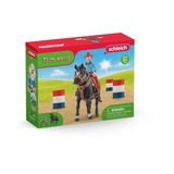 Schleich Farm World - Barrel racing met cowgirl speelfiguur 42576