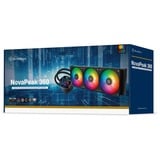 SilverStone NovaPeak 360 ARGB waterkoeling Zwart, 4 Pin PWM