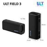 Sony ULT FIELD 3 draadloze draagbare speaker luidspreker Zwart, Bluetooth 5.3