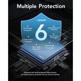 VEGER L10S 10000 mAh powerbank met digitaal display Zwart, PD 20W, QC 3.0, 2A, USB-A, USB-C, Micro-USB