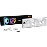 be quiet! be quiet! Light Wings Pro IO 360 Rev wi RGB case fans Wit, 3 stuks, 360 x 120 x 28 mm
