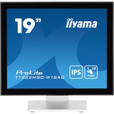 iiyama ProLite T1932MSC-W1SAG 19" touchscreen monitor Wit, Touch, VGA, HDMI, DisplayPort, Audio