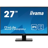 iiyama ProLite XU2792QSU-B1 27" Monitor Zwart, DVI, HDMI, DisplayPort, USB, Audio