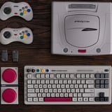 8BitDo Retro Receiver for SEGA Saturn bluetooth adapter Zwart, Bluetooth LE