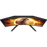 AOC CQ32G4VE 31.5" curved gaming monitor Zwart, 2x HDMI, DisplayPort, 180 Hz