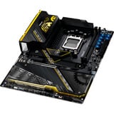 ASRock X870E Taichi OCF socket AM5 moederbord Zwart/geel, RAID, 5 Gb-LAN, Wi-Fi 7, BT 5.4, Sound, ATX
