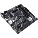 ASUS PRIME A520M-A II/CSM socket AM4 moederbord Zwart/grijs, Gb-LAN, Sound, µATX
