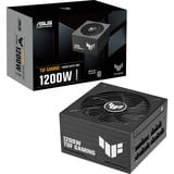 ASUS TUF Gaming Platinum modulaire 1200 watt voeding  Zwart, 1x 12V-2x6, 3x PCIe