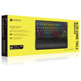 Corsair K70 CORE TKL WIRELESS RGB mechanisch gaming toetsenbord Zwart, US lay-out (QWERTY), Corsair MLX Red v2, 80% (TKL)	, RGB, ABS Double shot, Hot-swap, 2,4 GHz / Bluetooth / USB