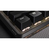 Corsair K70 CORE TKL WIRELESS RGB mechanisch gaming toetsenbord Zwart, US lay-out (QWERTY), Corsair MLX Red v2, 80% (TKL)	, RGB, ABS Double shot, Hot-swap, 2,4 GHz / Bluetooth / USB