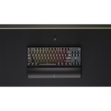 Corsair K70 CORE TKL WIRELESS RGB mechanisch gaming toetsenbord Zwart, US lay-out (QWERTY), Corsair MLX Red v2, 80% (TKL)	, RGB, ABS Double shot, Hot-swap, 2,4 GHz / Bluetooth / USB